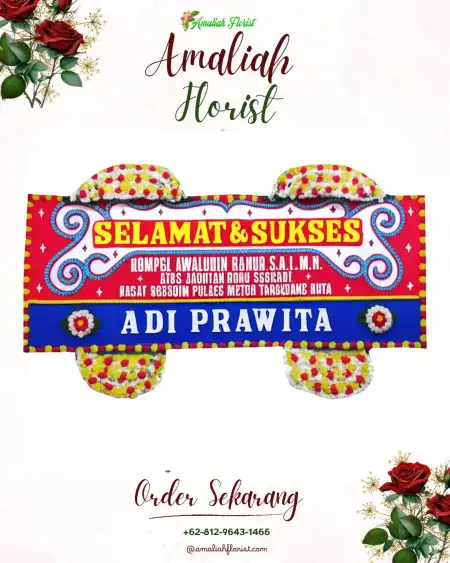 Papan Bunga Ucapan Selamat Ngrawoh